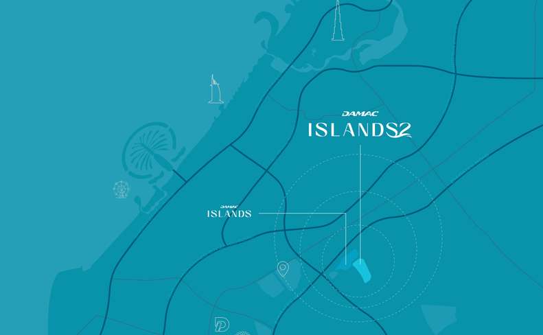 Damac Islands 2 Location Map